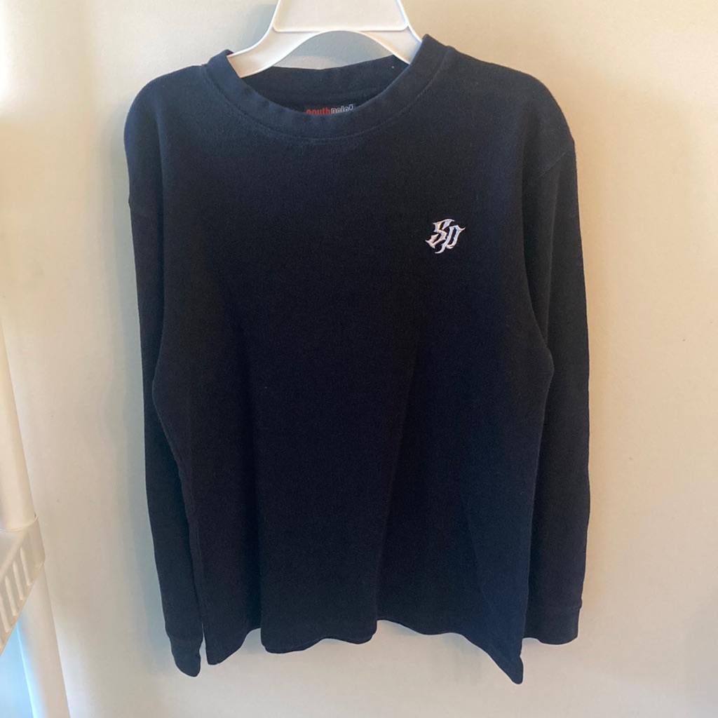 Boys Black Thermal Y2k Southpole Long Sleeves Shirt Sz Xl/20